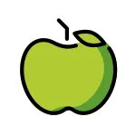 Green Apple SVG Icon